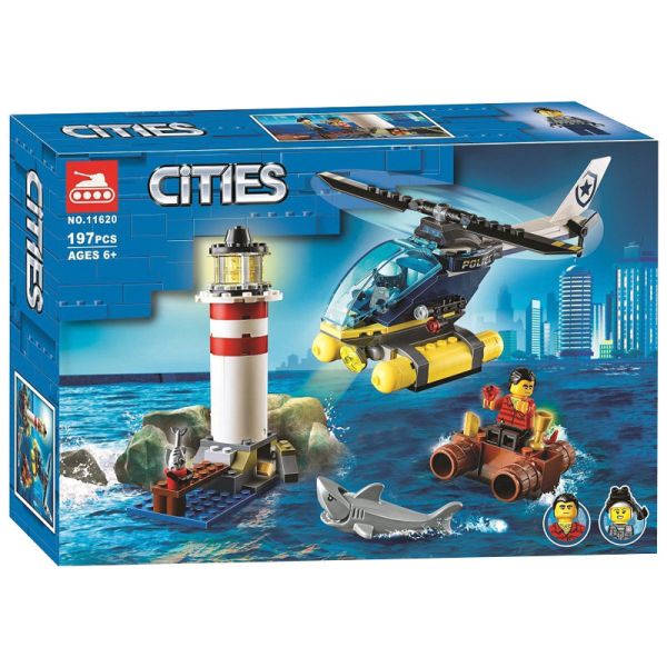 Constructor set "NCIS: Capture at the Lighthouse", 197 children.
