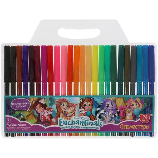 Markers ENCENTIMALS 24 colors, round Umka