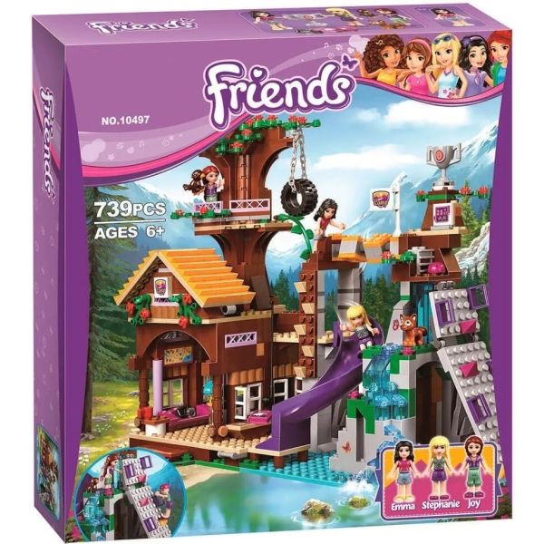 Constructor set Friends “Sports camp: tree house” 739 parts, art. 10497