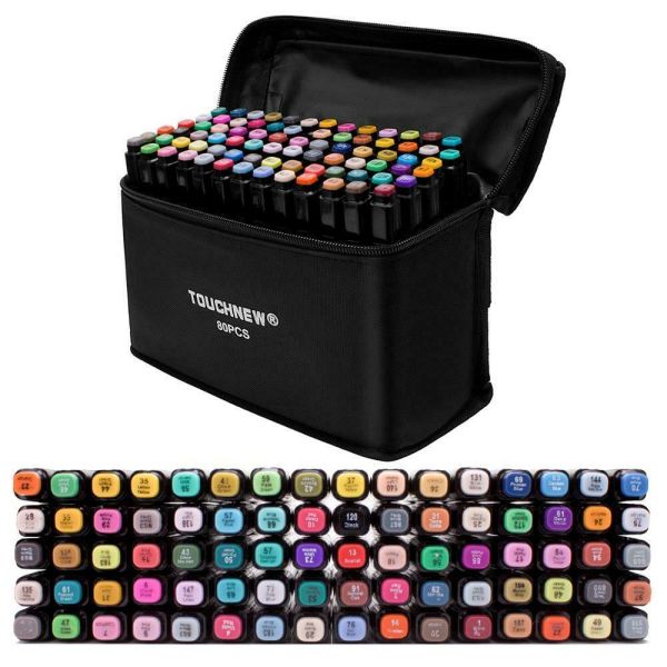 Set of markers for sketching Touch 80 pcs