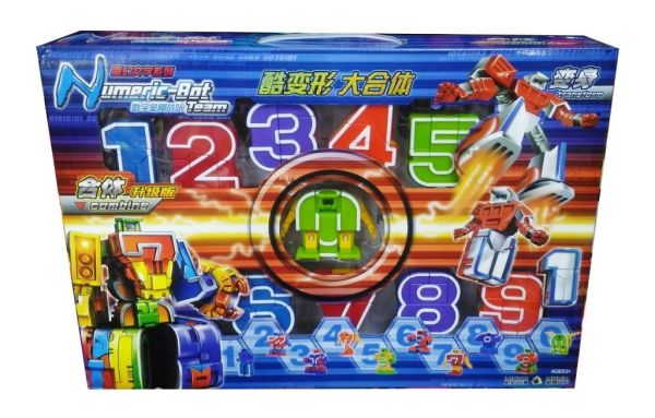 Set of figures transformers 10in1